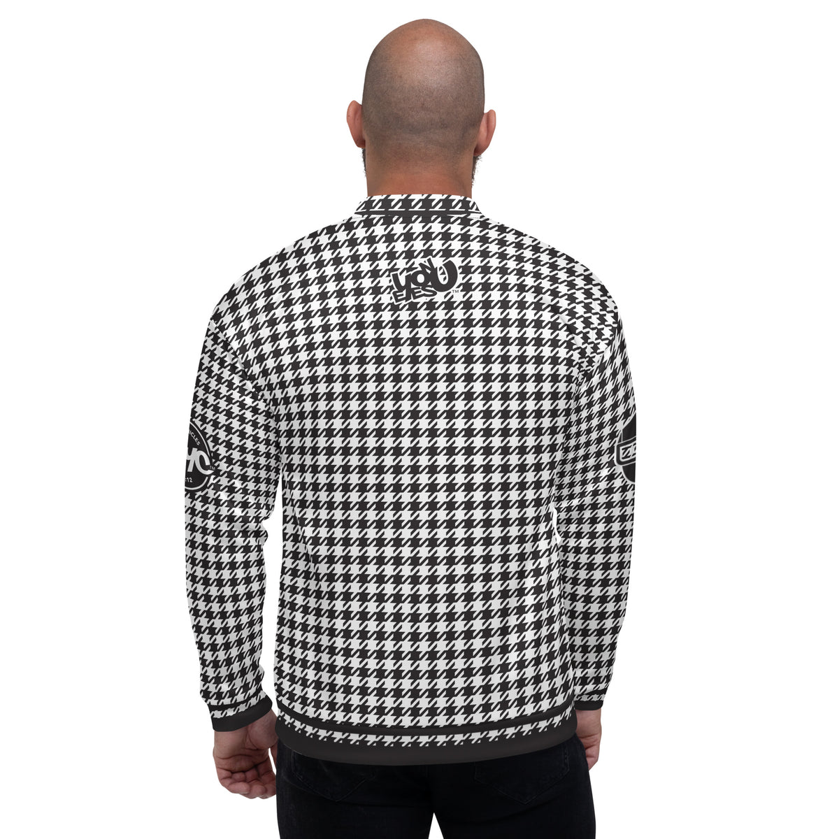 EOYC Houndstooth Bomber Jacket – Eyes On You Clothing