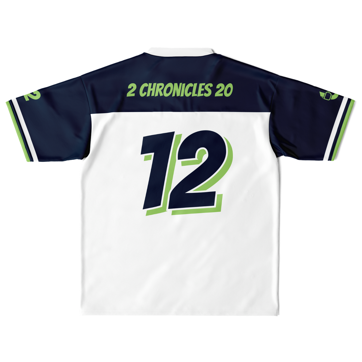 EOYC Navy/Lime Football Jersey