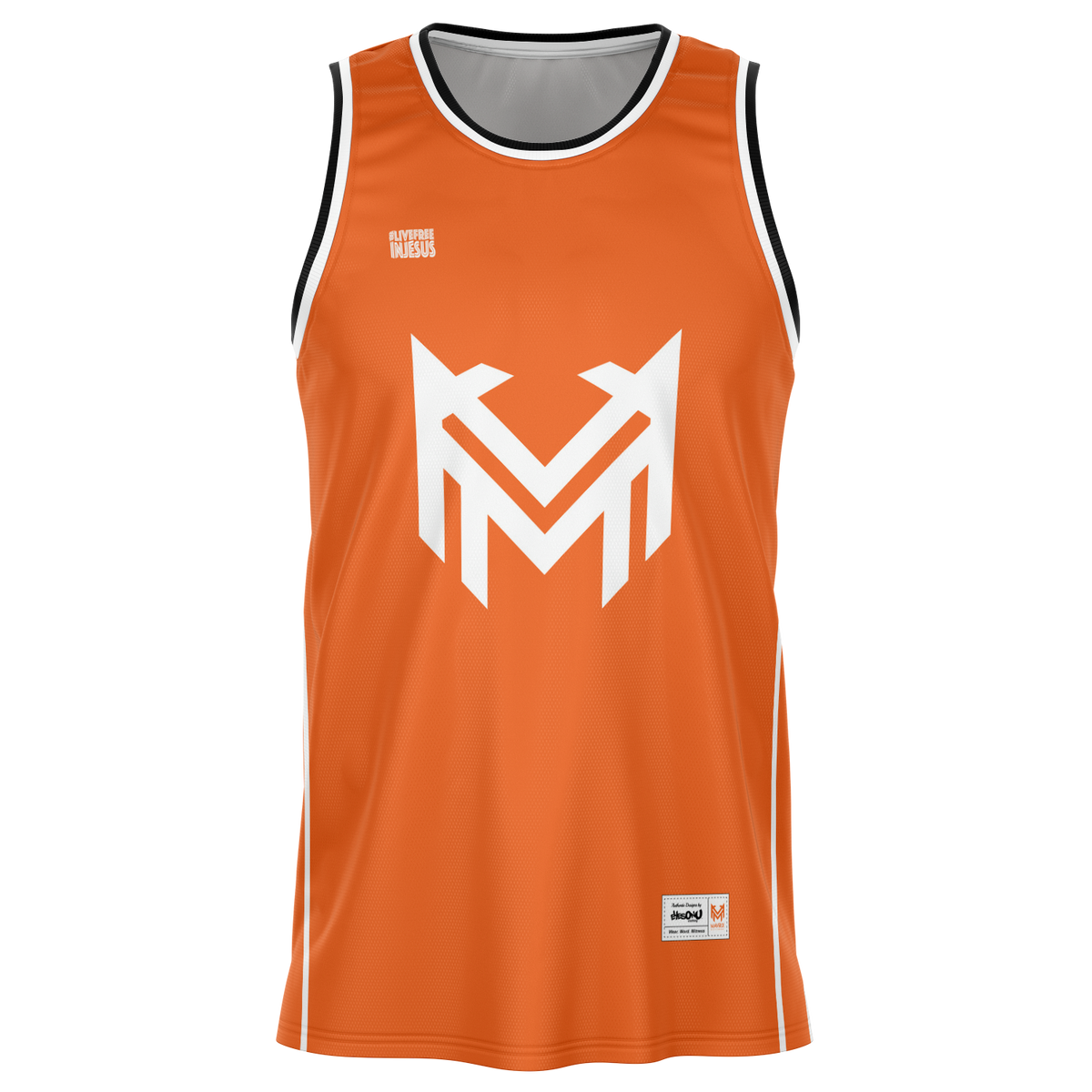 Mavrix Team Orange Basketball Jersey – Eyes On You Clothing