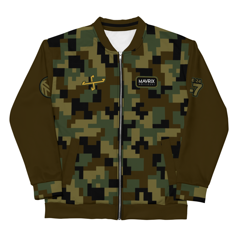 Adidas camo 2025 bomber jacket