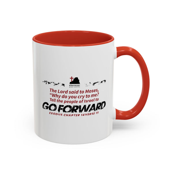 EGA - Go Forward - Accent Coffee Mug, 11oz (2 colors)