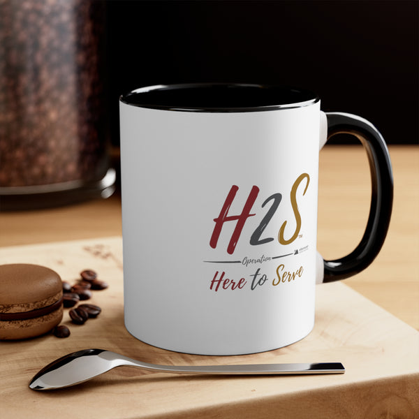 EGA - Here 2 Serve - Accent Coffee Mug, 11oz (2 colors)