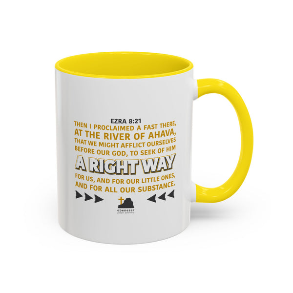 EGA - A Right Way - Accent Coffee Mug, 11oz (2 colors)