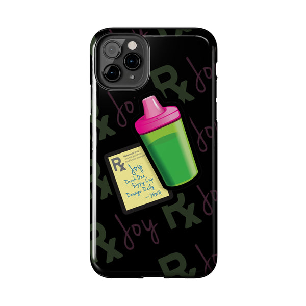 i_Glow_ Sippy Cup Black - Case Mate Tough Phone Cases