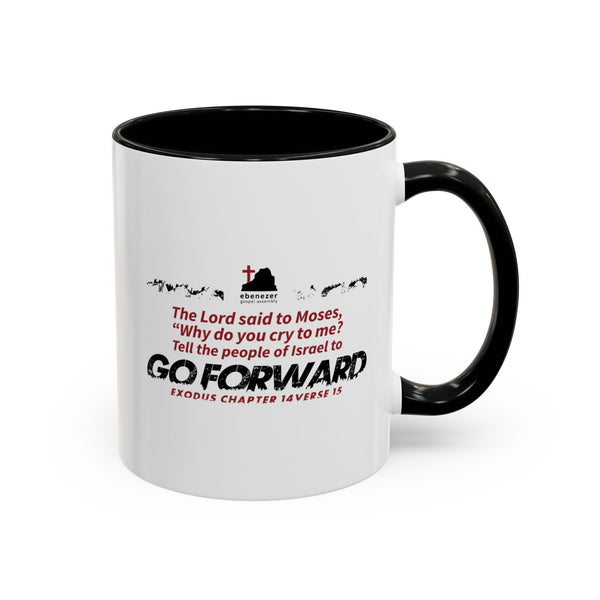 EGA - Go Forward - Accent Coffee Mug, 11oz (2 colors)