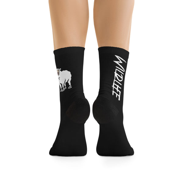 Wildlife Logo Socks (black)