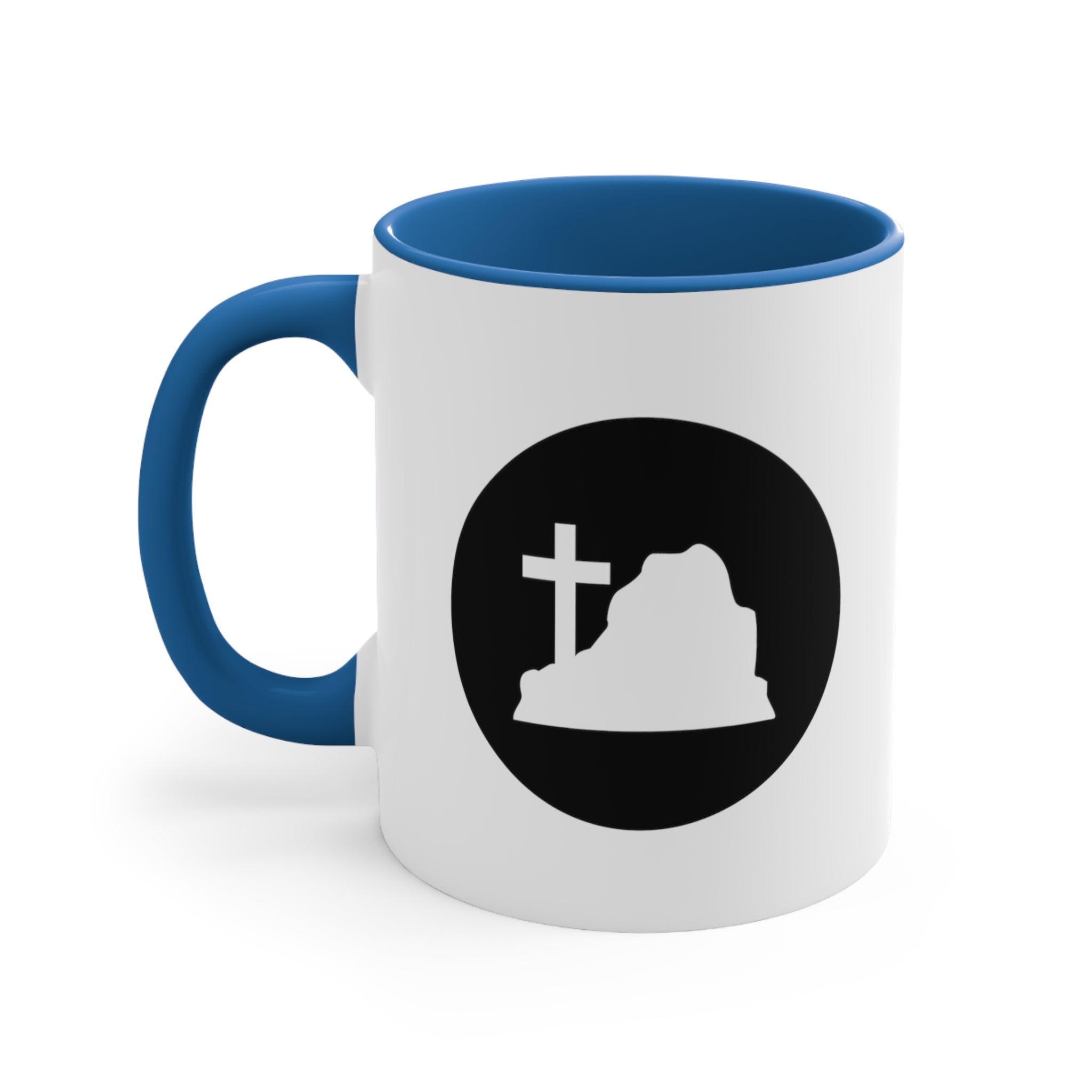 EGA - Circle Logo - Accent Coffee Mug, 11oz (4 colors)