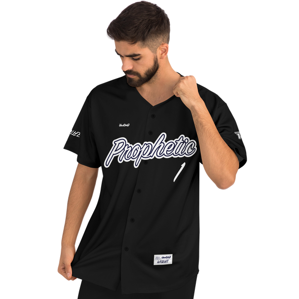 i_Glow_ Prophetic Mono Baseball Jersey (B&W)