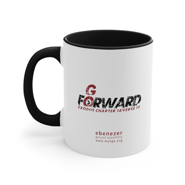 EGA - Go Forward - Accent Coffee Mug, 11oz (2 colors)