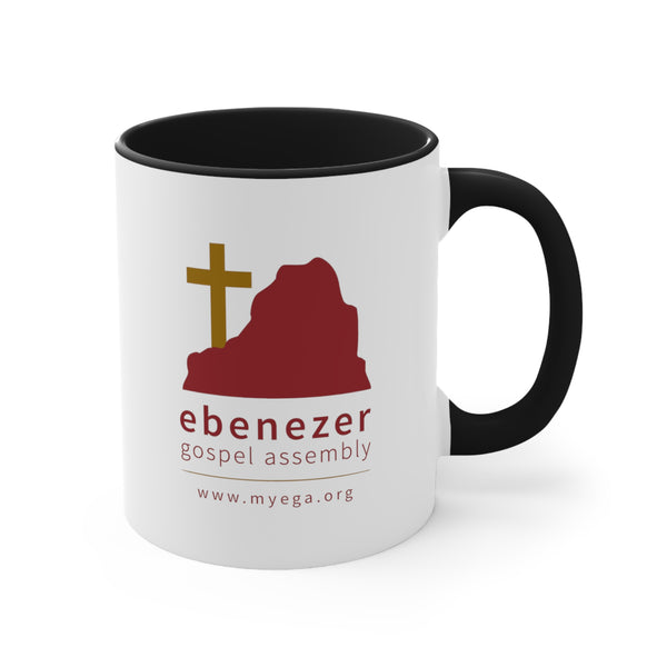 EGA - Signature Logo - Accent Coffee Mug, 11oz (2 colors)