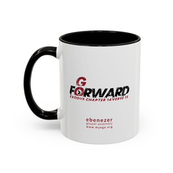 EGA - Go Forward - Accent Coffee Mug, 11oz (2 colors)