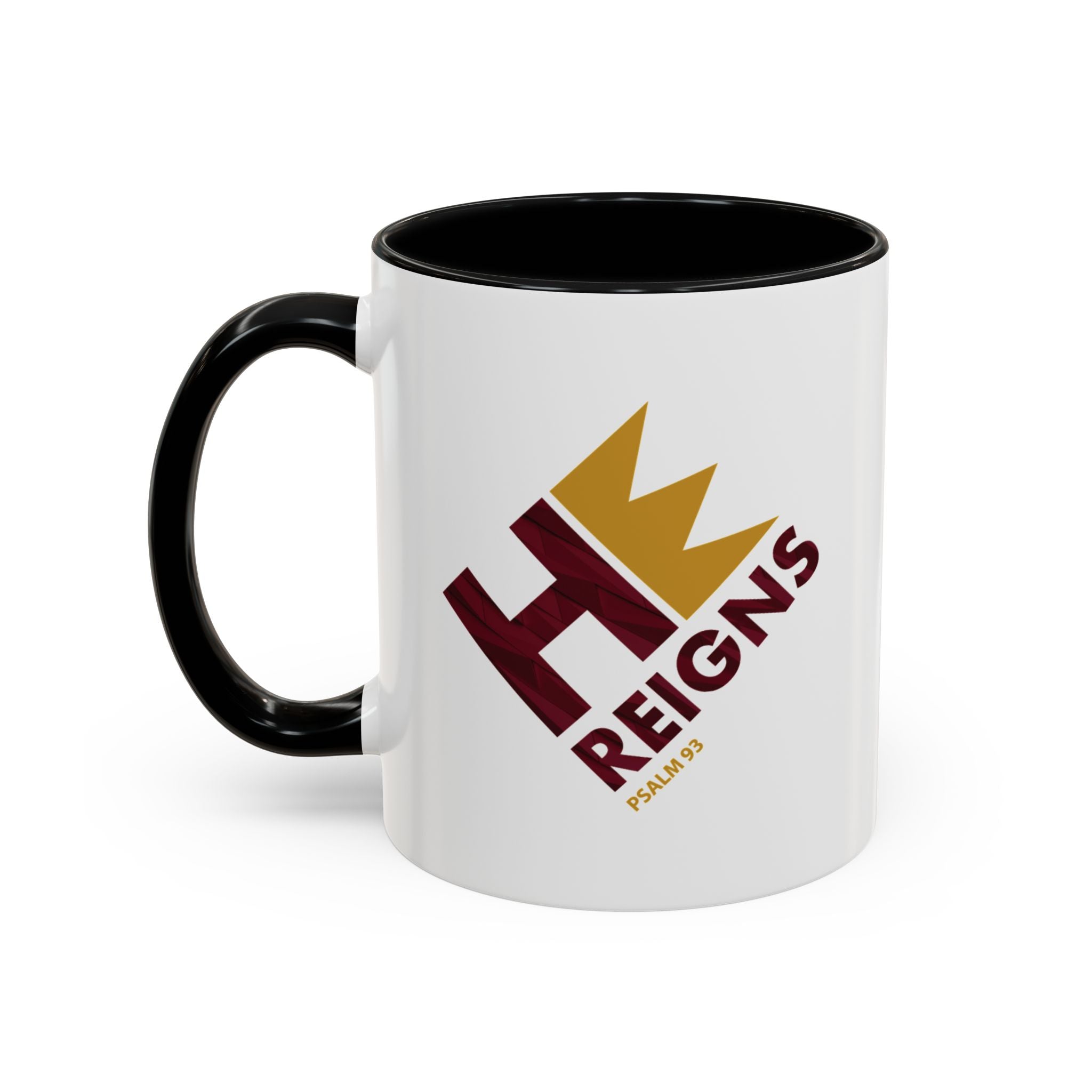 EGA - He Reigns - Accent Coffee Mug, 11oz (2 colors)