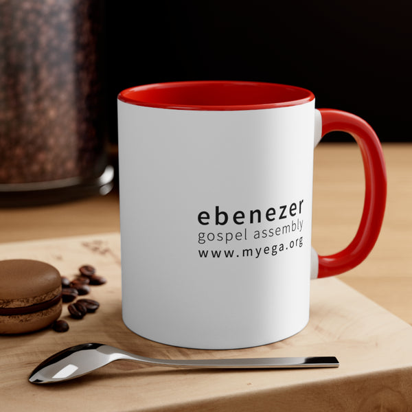 EGA - Circle Logo - Accent Coffee Mug, 11oz (4 colors)