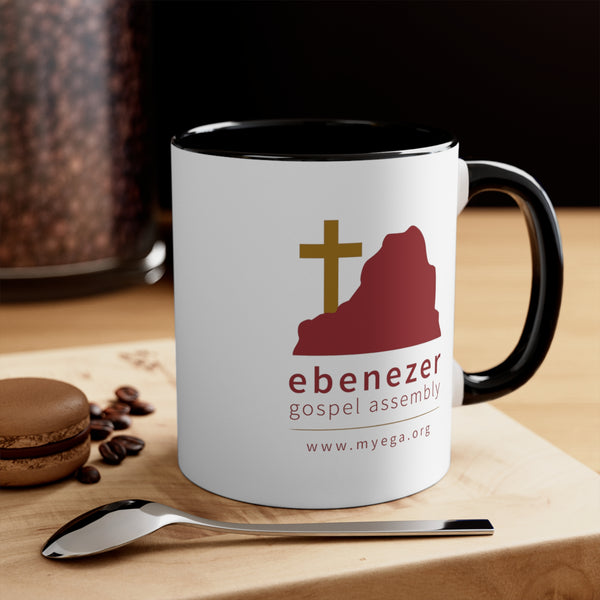 EGA - Signature Logo - Accent Coffee Mug, 11oz (2 colors)