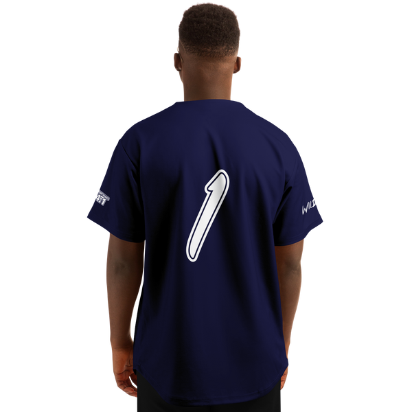 i_Glow_ Prophetic Mono Baseball Jersey (Navy)