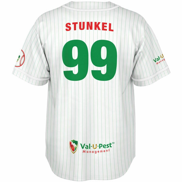 Val-U-Pest Team Baseball Jersey - Stunkel 99