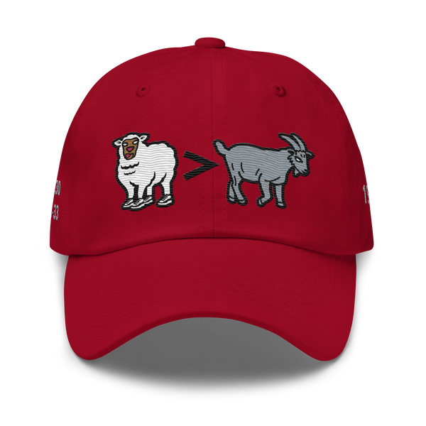 Sheep > Goat Dad Hat (4 colors)