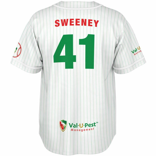 Val-U-Pest Team Baseball Jersey - Sweeney 41