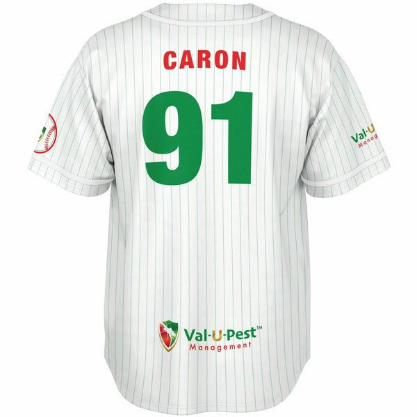 Val-U-Pest Team Baseball Jersey - Caron 91