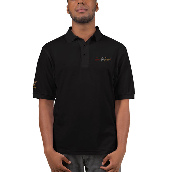 EGA - Here To Serve - Premium Polo (4 colors)