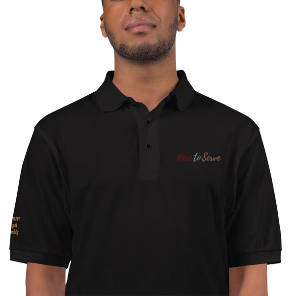 EGA - Here To Serve - Premium Polo (4 colors)