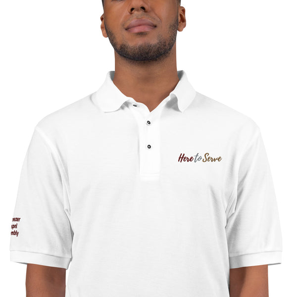 EGA - Here To Serve - Premium Polo (4 colors)