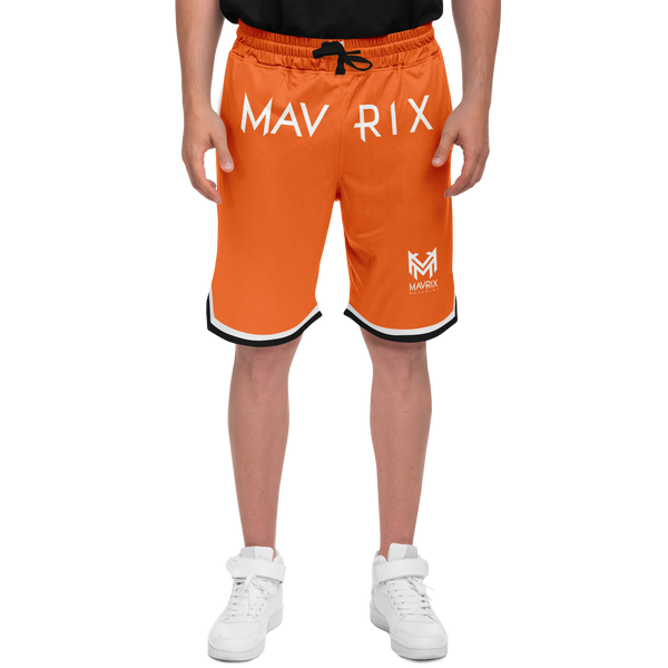 Mavrix Team Orange Basketball Shorts