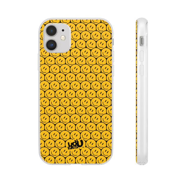 Be Nice Smiley Pattern - Flexi Cases