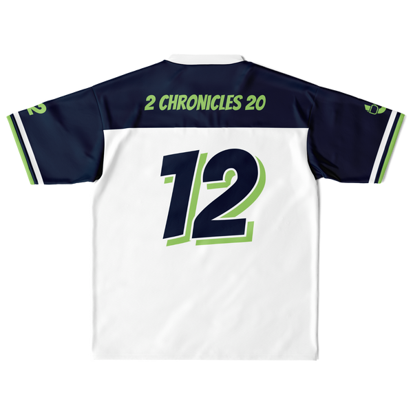EOYC Navy/Lime Football Jersey