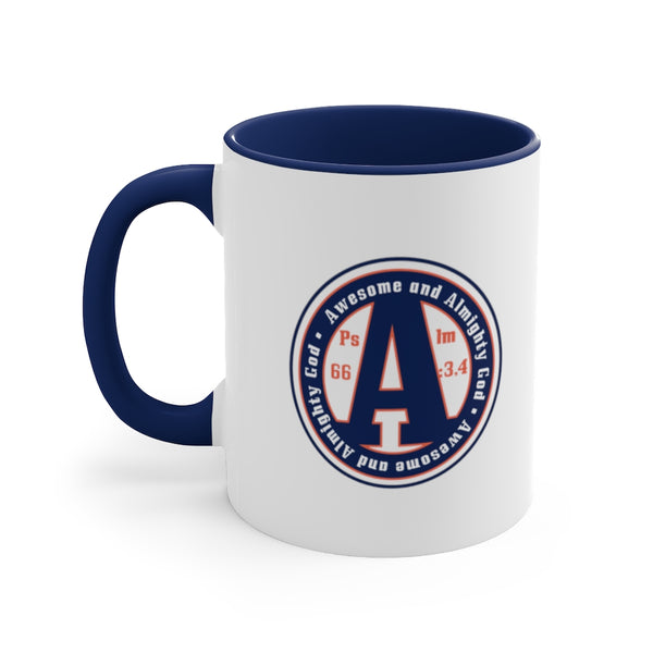Awesome God - Accent Coffee Mug, 11oz