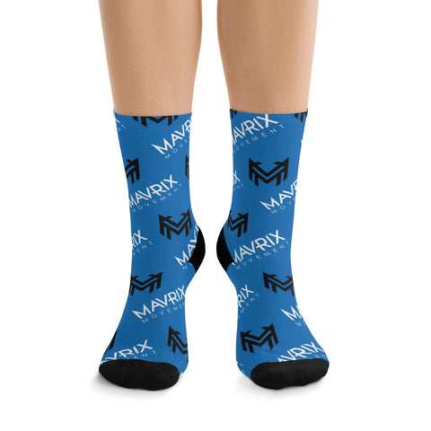 Mavrix Logos Blue Socks