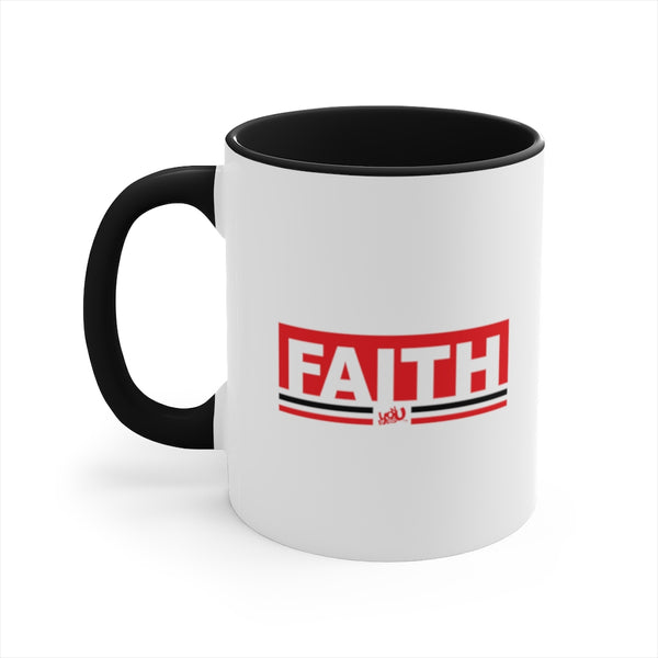 Faith - Accent Coffee Mug, 11oz (2 colors)