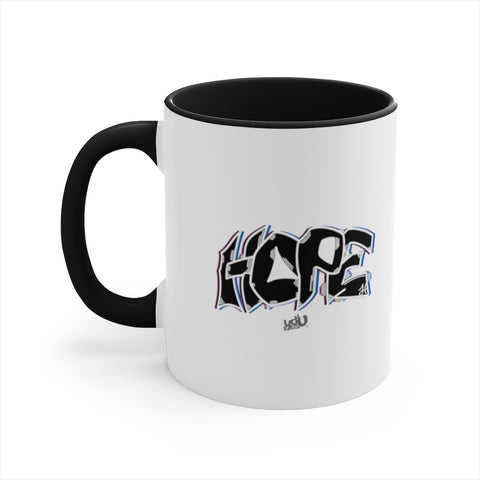JoshuArt Hope - Accent Coffee Mug, 11oz (3 colors)