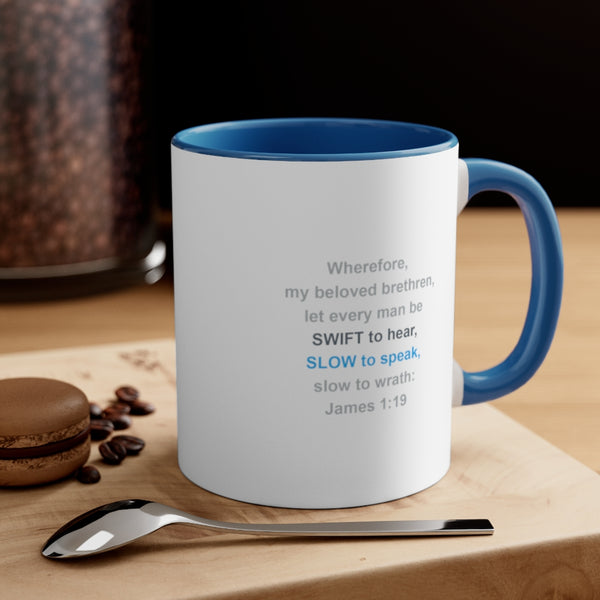 Swift and Slow - Accent Coffee Mug, 11oz (2 colors)
