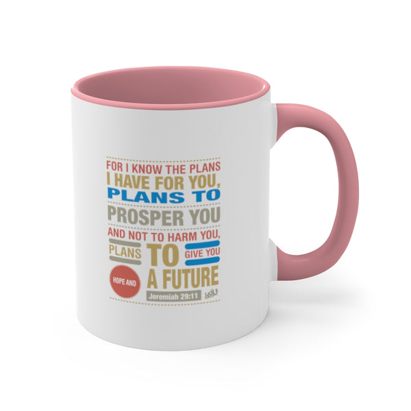 EOYC - I Know the Plans - Accent Coffee Mug, 11oz (2 colors)