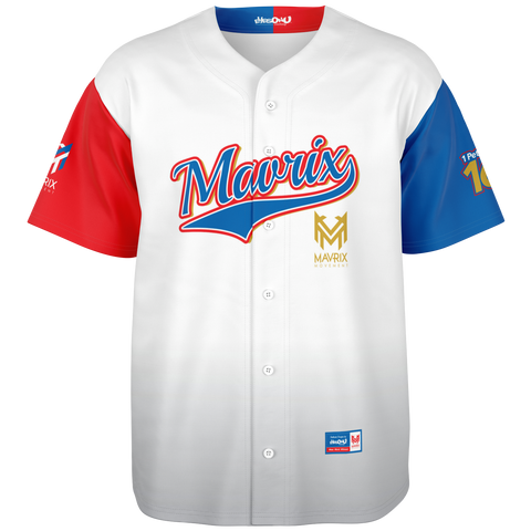 Mavrix Risen (Red/Blue) Baseball Jersey