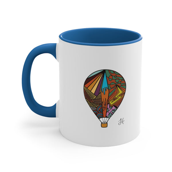 JoshuArt Balloon - Accent Coffee Mug, 11oz (2 colors)
