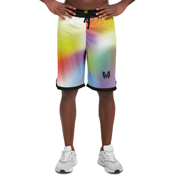 Mavrix Tie-dye Split Basketball Shorts