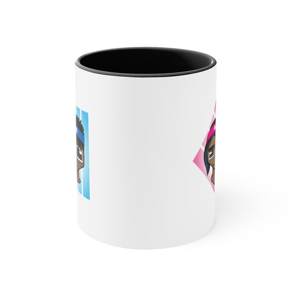 JoshuArt Boy & Girl - Accent Coffee Mug, 11oz (3 colors)