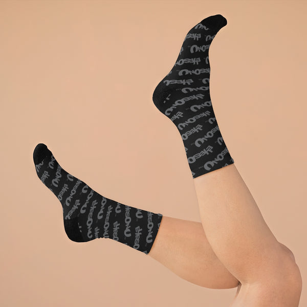 EOYC Straight Small Black/Gray Socks