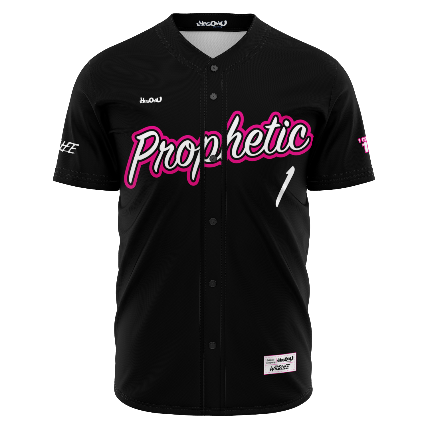 i_Glow_ Prophetic Baseball Jersey (black)