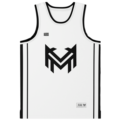 Mavrix Team White Basketball Jersey