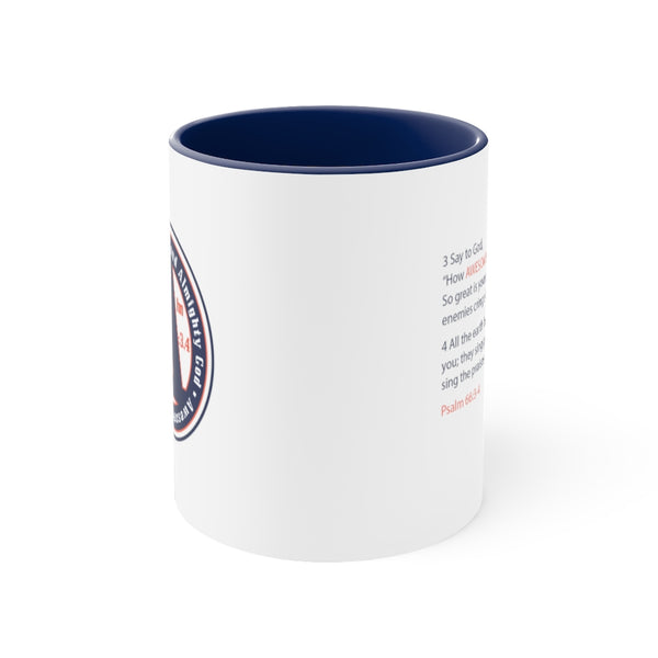 Awesome God - Accent Coffee Mug, 11oz