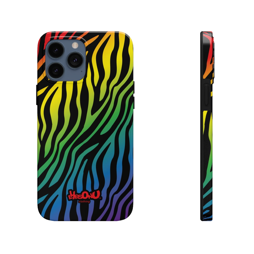 Zebra Rainbow - Case Mate Tough Phone Cases