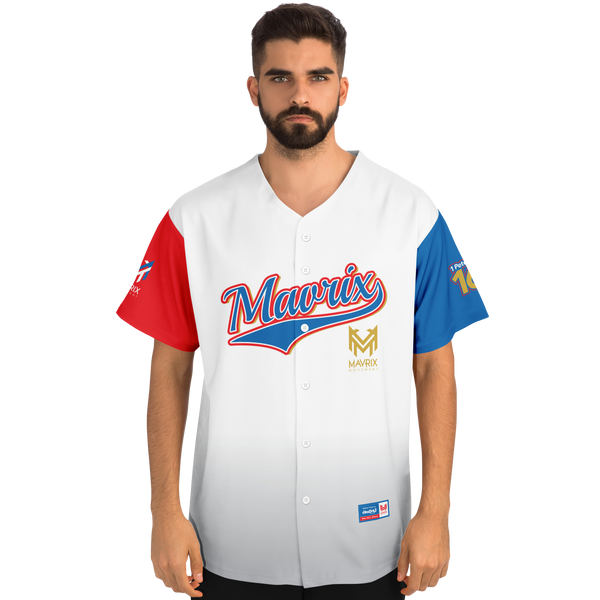 Mavrix Risen (Red/Blue) Baseball Jersey