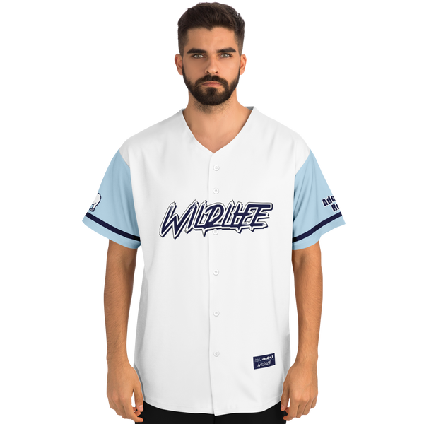 WildLife Logo Baseball Jersey (Blue/White)
