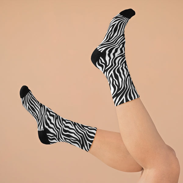 EOYC Zebra Print Socks