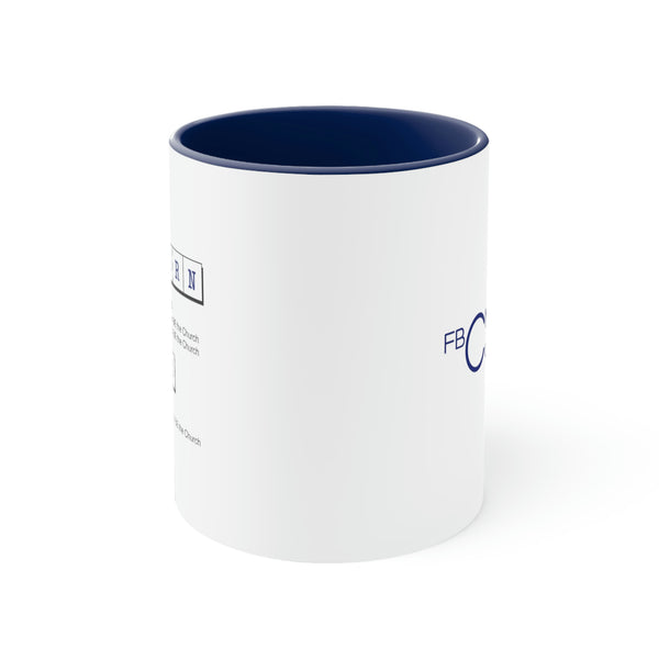 FBC - LLL Crossword - Accent Coffee Mug, 11oz (3 colors)