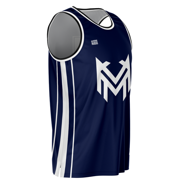 Mavrix Team Navy Basketball Jersey