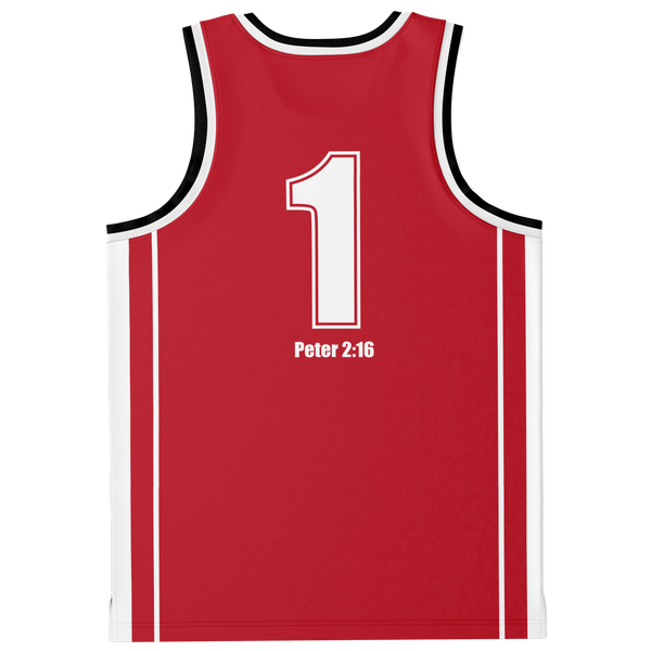 Mavrix Team Red Basketball Jersey
